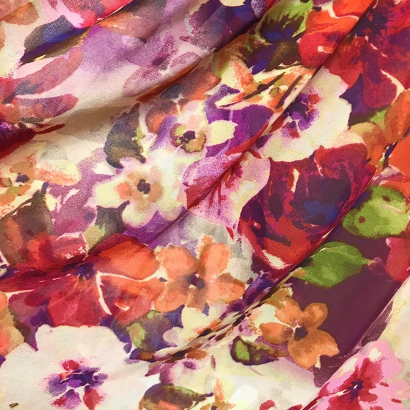 Gorgeous Floral Dress by Ralph Lauren 6 EUC - Picture 4 of 7